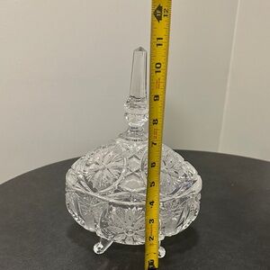 Elegant Crystal Candy Dish